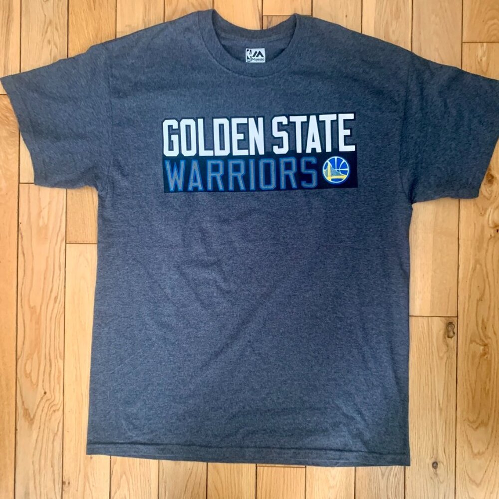Golden State Warriors GSW Steph Curry 30 Tee NBA Men's Large Gray SC30